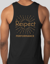 Load image into Gallery viewer, Respect Performance Tank Top - Black
